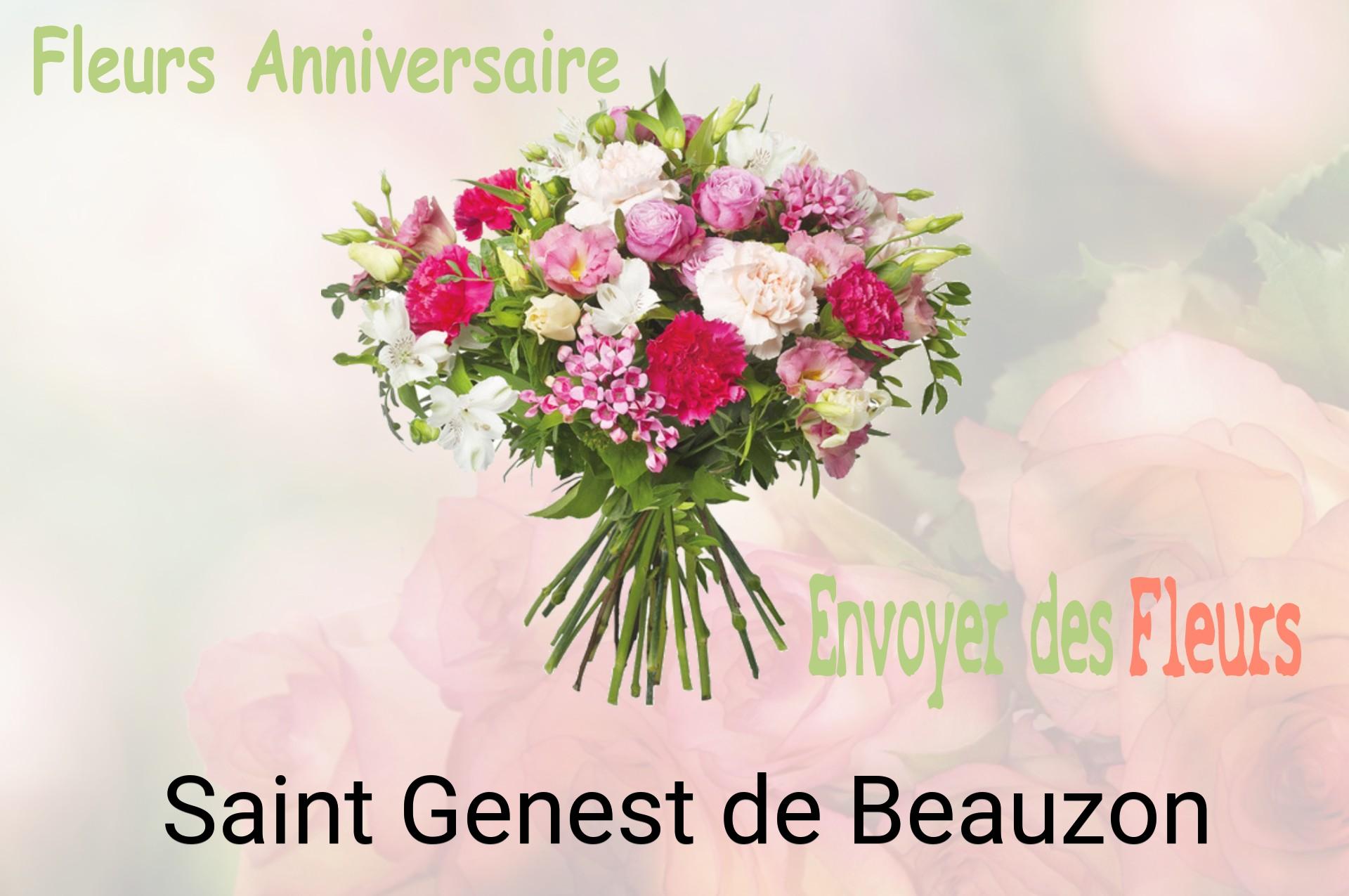 Bouquet de fleurs d’anniversaire livré à Saint-Genest-de-Beauzon